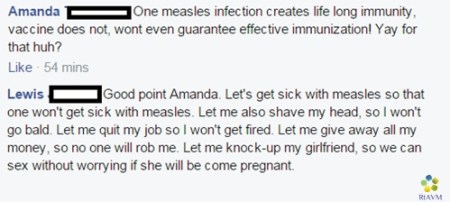 natural immunity vs. artifical immunity, vaccines, anti-vax paradoy