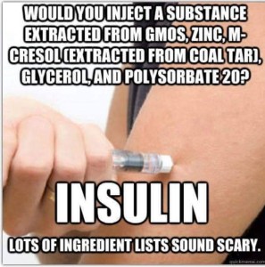 insulin GMO vaccine chemistry scary ingredients 