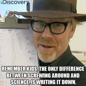 This quote was obviously made in jest, but it is nevertheless true that science involves a tremendous amount of note taking.