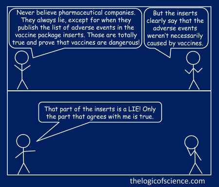 blue stick figure white vaccine package insert paradox anti-vaccer
