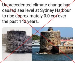 meme climate change sea level sydney harbour old photo